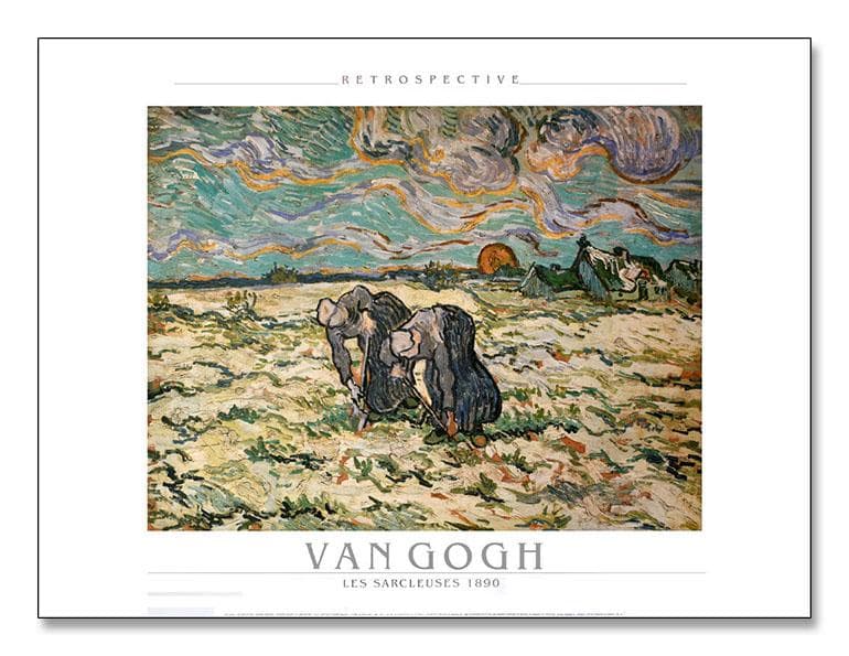 額装品/二人の農婦/フィンセント ファン ゴッホ/ポスター/アート/インテリア