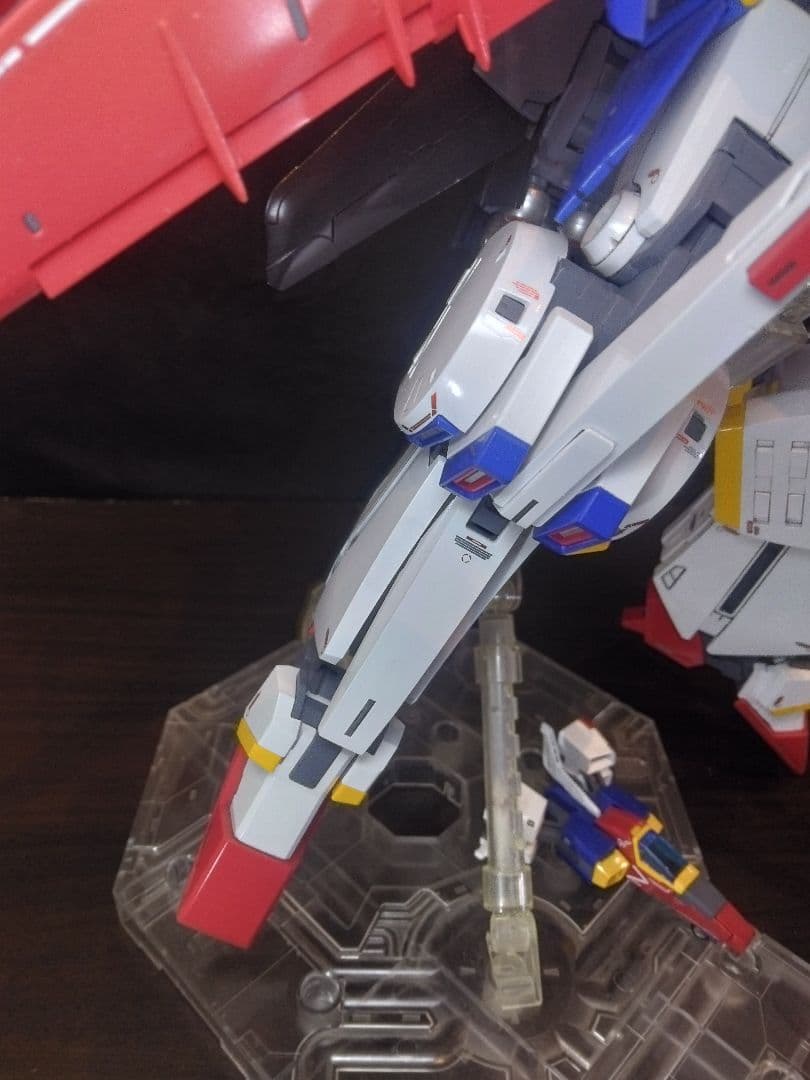 MG　ZZガンダムVer.Ka プレミアムデカール仕様　塗装完成品　説明書台座付