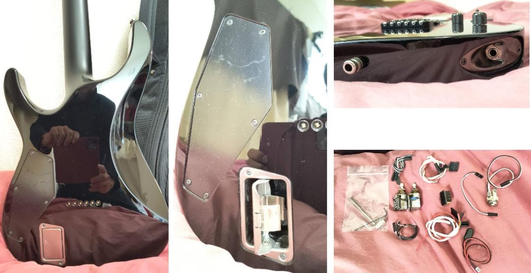 美品　ESP　M-II　CTM　NT/E#　BK　エレキギター　ギター