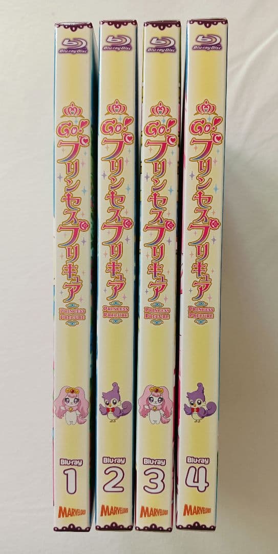 Go!プリンセスプリキュア! vol.1〜4　全巻セット　Blu-ray