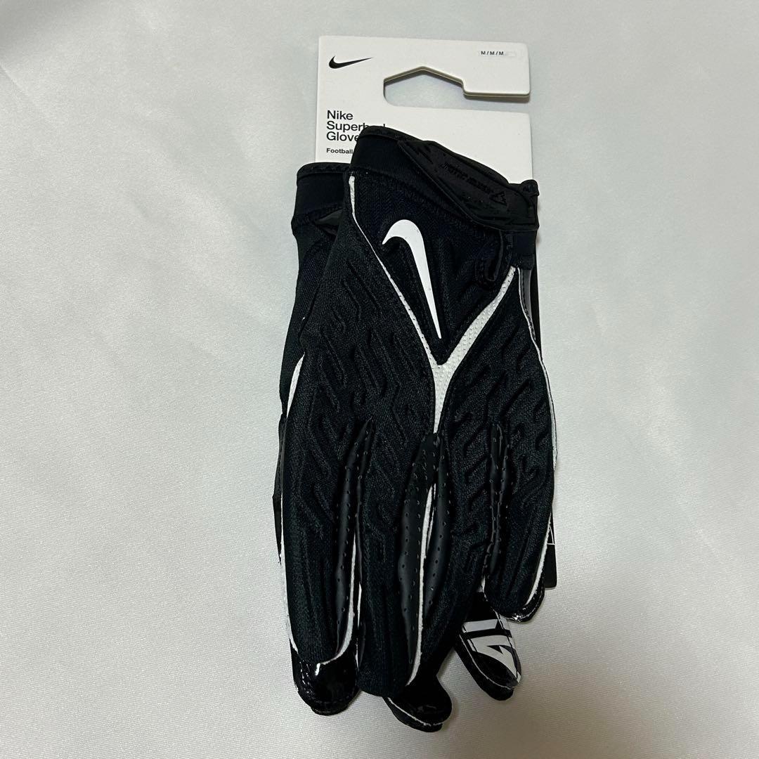 【新品】 アメフト NIKE SUPERBAD 6.0 グローブ BLACK　M