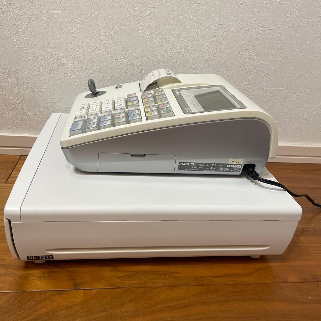 動作確認済み　CASIO 電子レジスター TE-300