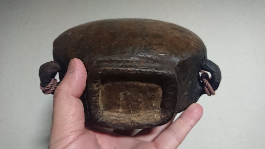 花器 李朝 扁壺 黒高麗 花入 漆塗 茶道 茶道具 華道 陶磁器 骨董 古美術