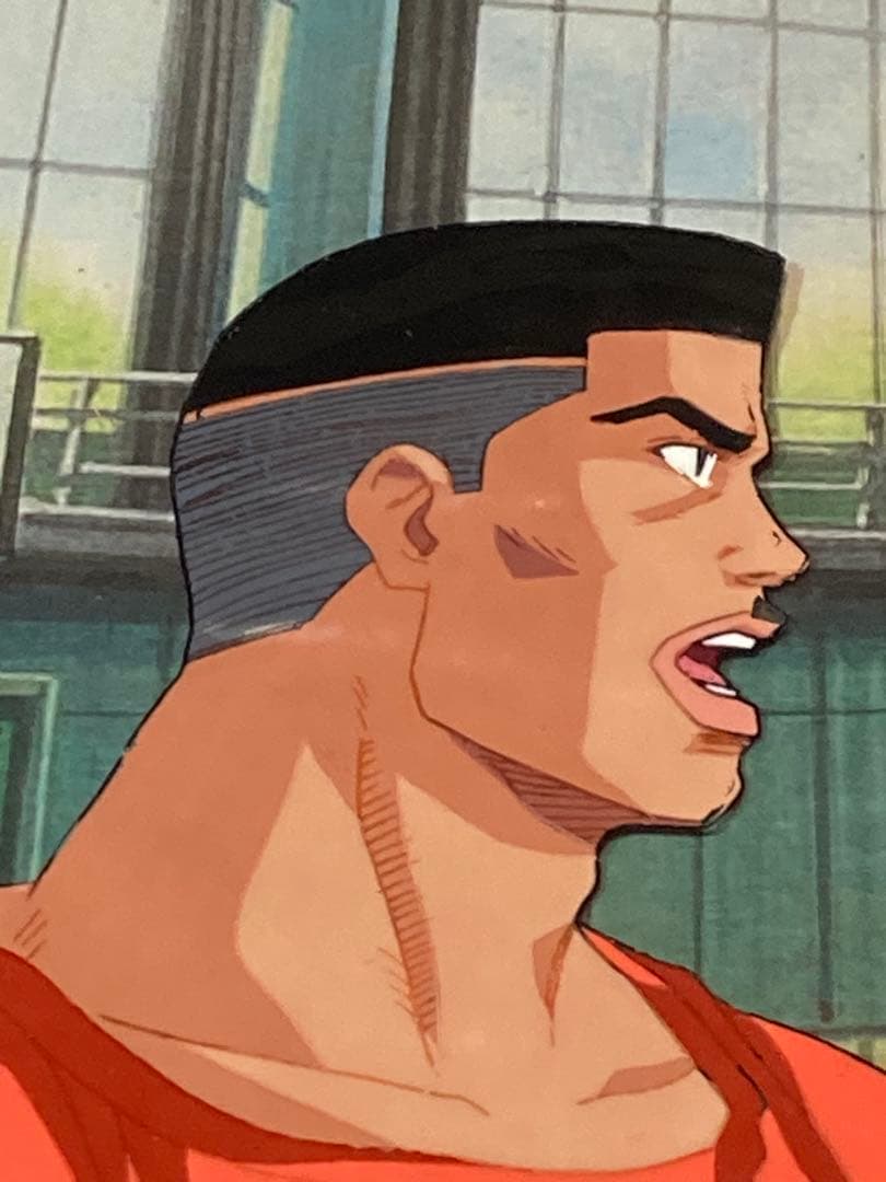 d８１　スラムダンクセル画【赤木】動画・背景画付き