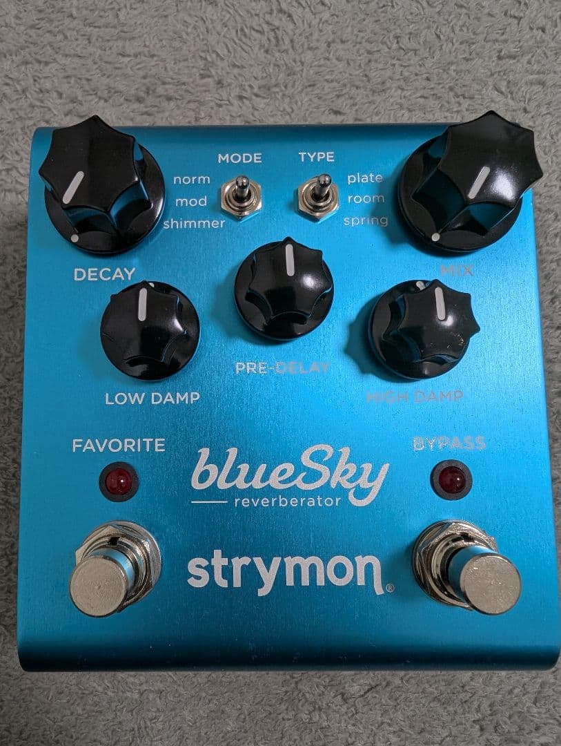 ギター Strymon blueSky reverberator