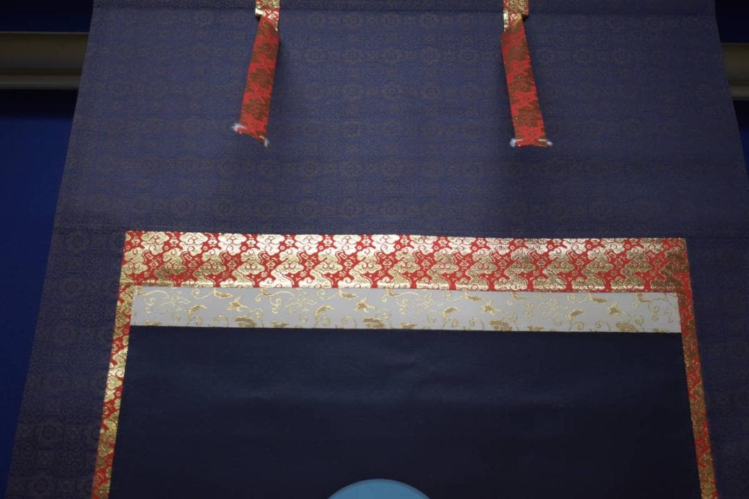 複製/天台宗/天台三尊仏図/三尊佛図/工芸/布袋屋掛軸HI-994