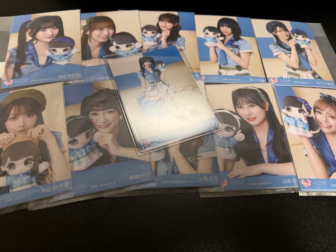 齋藤樹愛羅 直筆 生写真 ヒキ+生写真まとめ売り