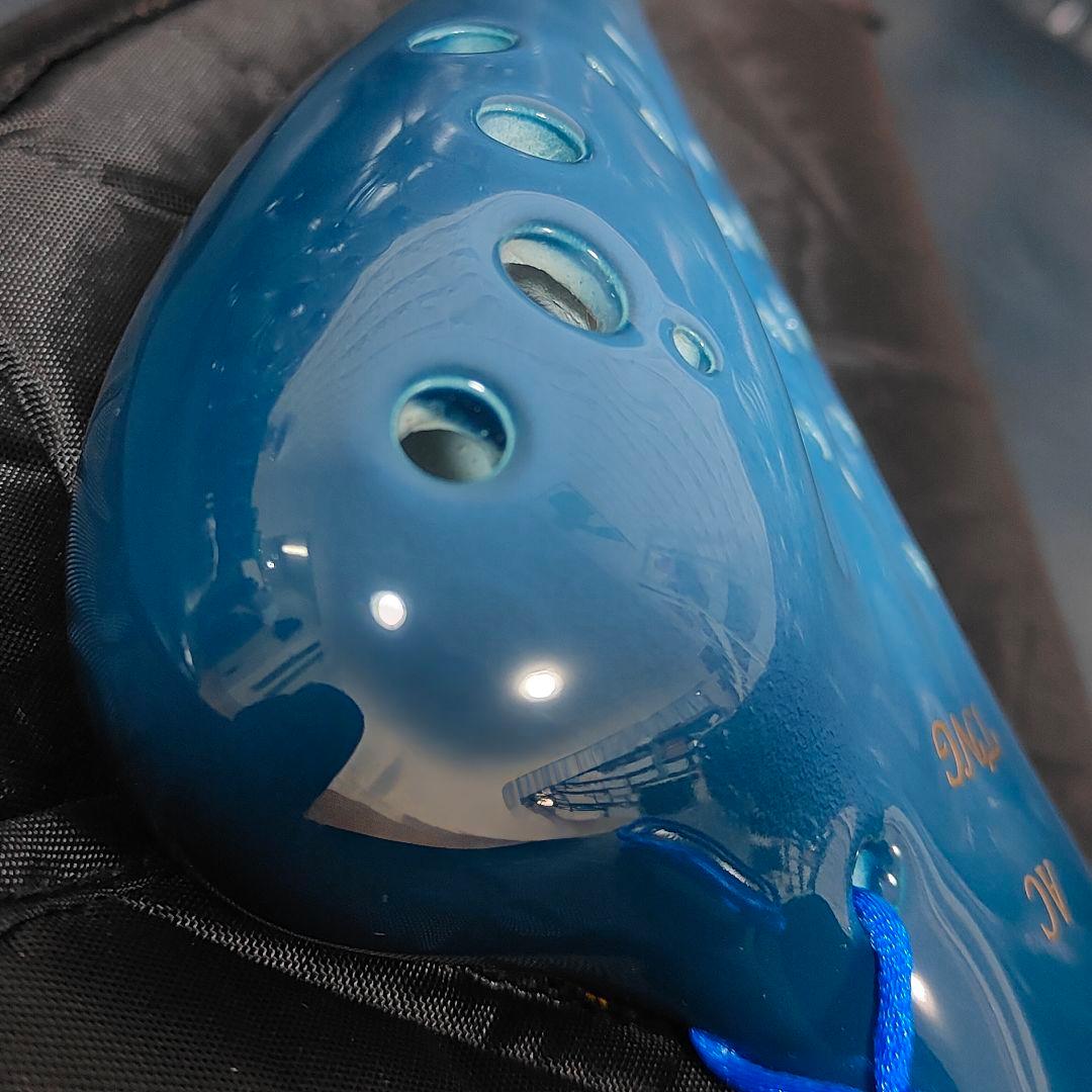​【極美品】TNG トリプルオカリナ ACモデル 青色陶器