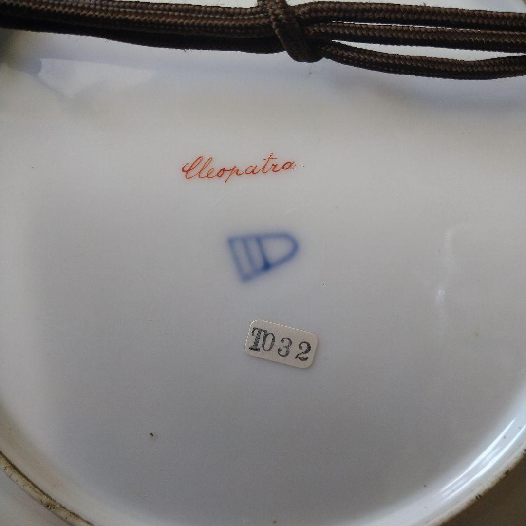 ✤ヴィエナスタイル(ウィーン釜)額装絵皿✤『花の髪飾りの女性』✤