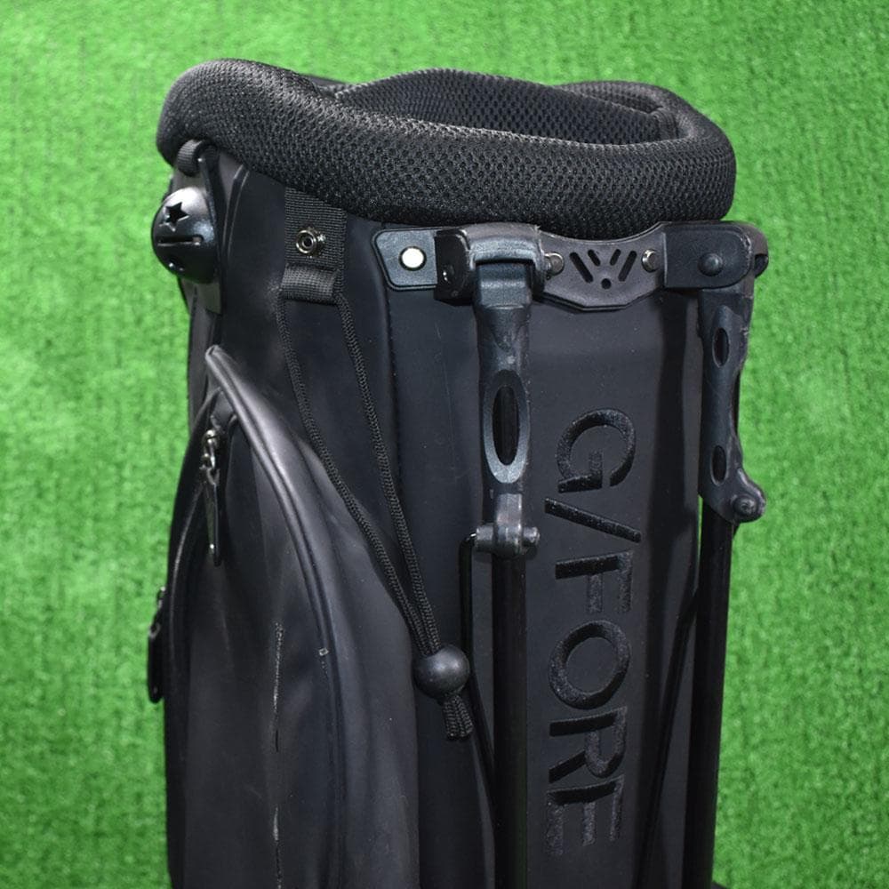 メ*ン様 G/FORE ジーフォア タンド式キャディバッグ9型【ブラック】中古！