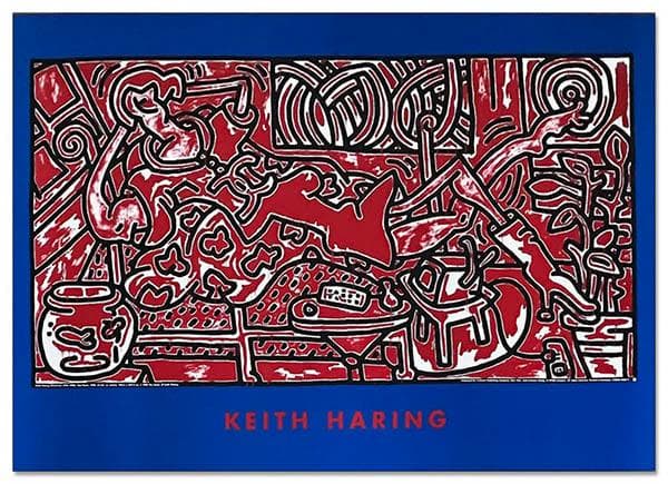 額装済/Red Room 1993/キース ヘリング/アートポスター