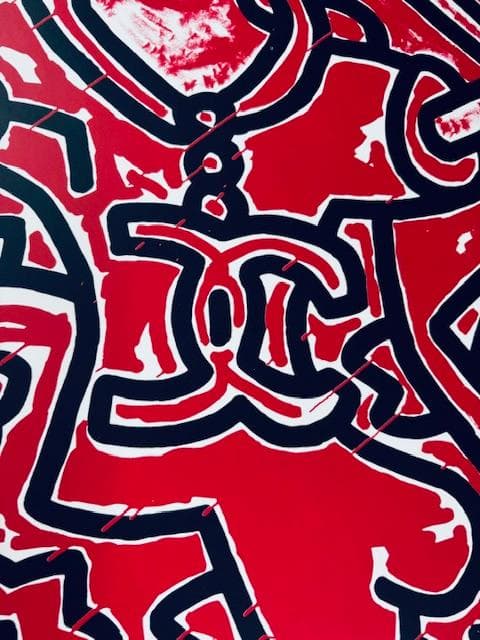 額装済/Red Room 1993/キース ヘリング/アートポスター