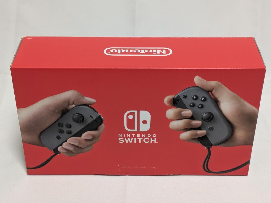 【美品】Nintendo Switch 本体（バッテリー強化版）純正ケース付き