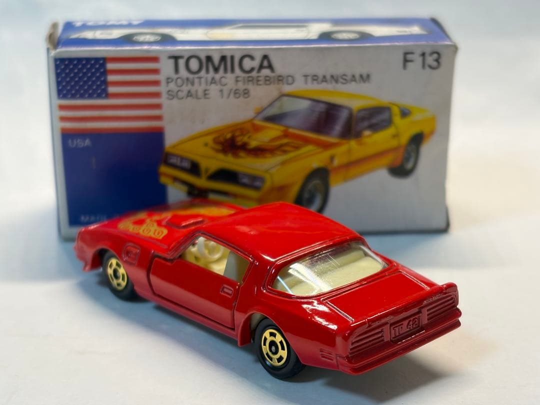 トミカ 日本製 ポンティアック ファイアーバード アメリカンハイウェイ 美品