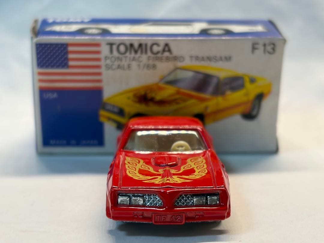 トミカ 日本製 ポンティアック ファイアーバード アメリカンハイウェイ 美品