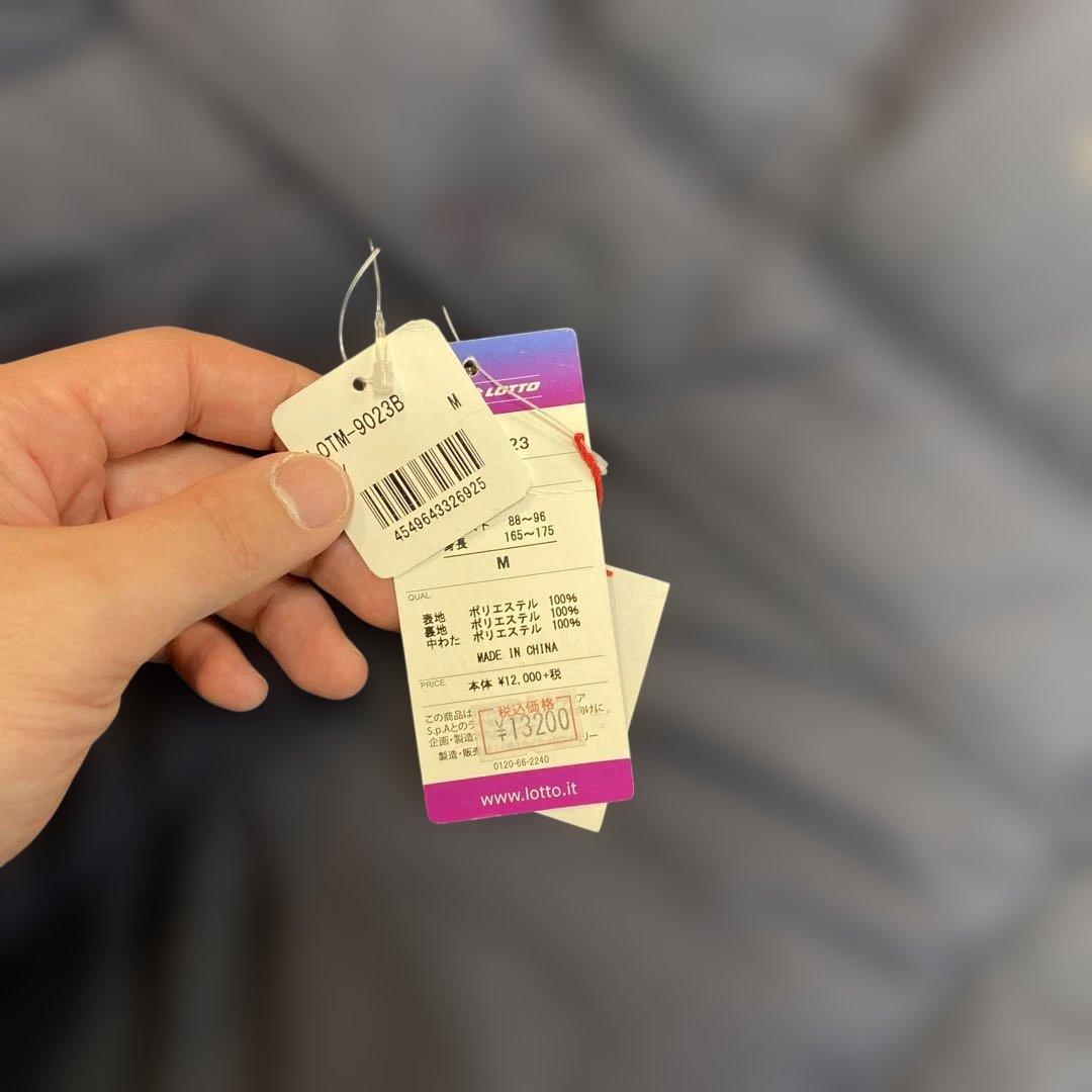 【新品】Lotto ベンチコート　ネイビー　M