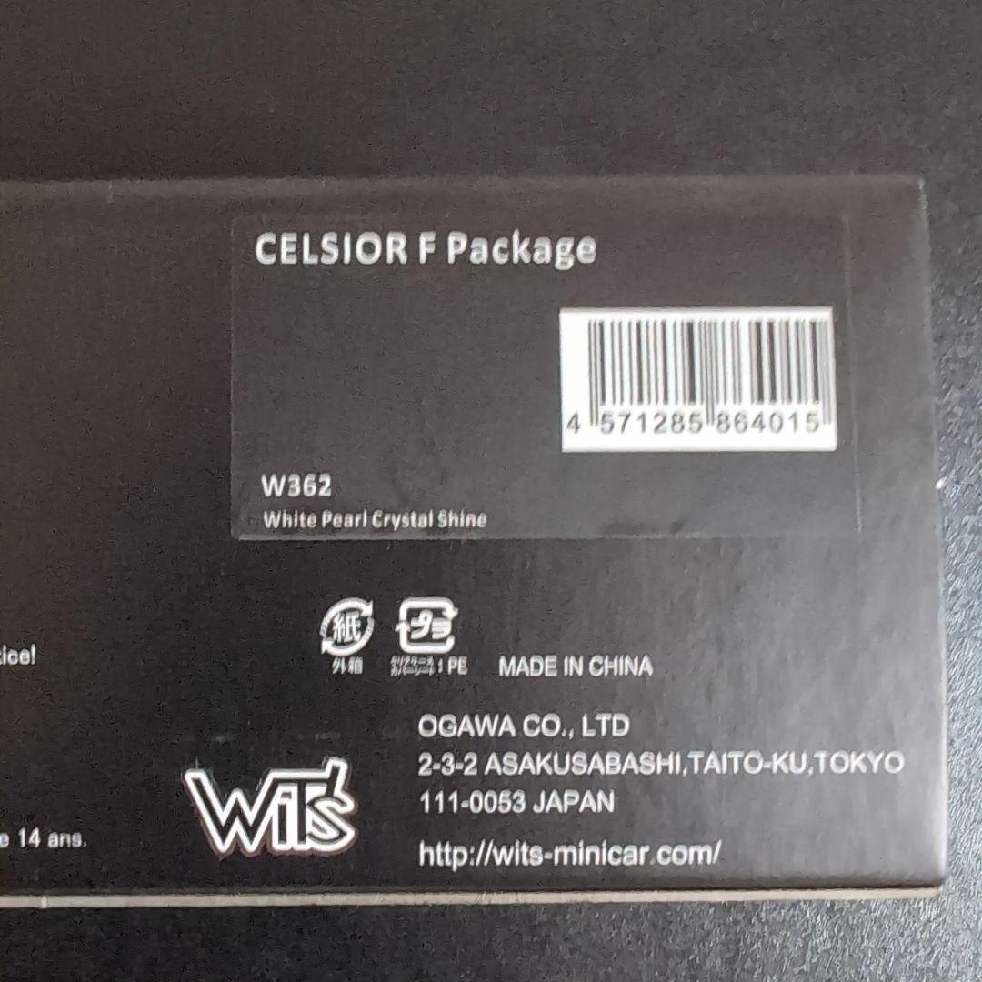 WIT'S　30セルシオ後期　F Package ホワイト 1/43ミニカー