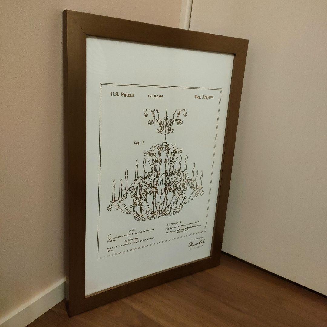 【限定品】オリバーガル Chandelier 1996 ブループリント金箔アート