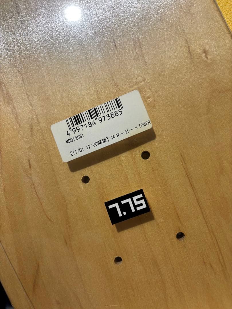 スヌーピー タワーレコード スケートボードデッキ