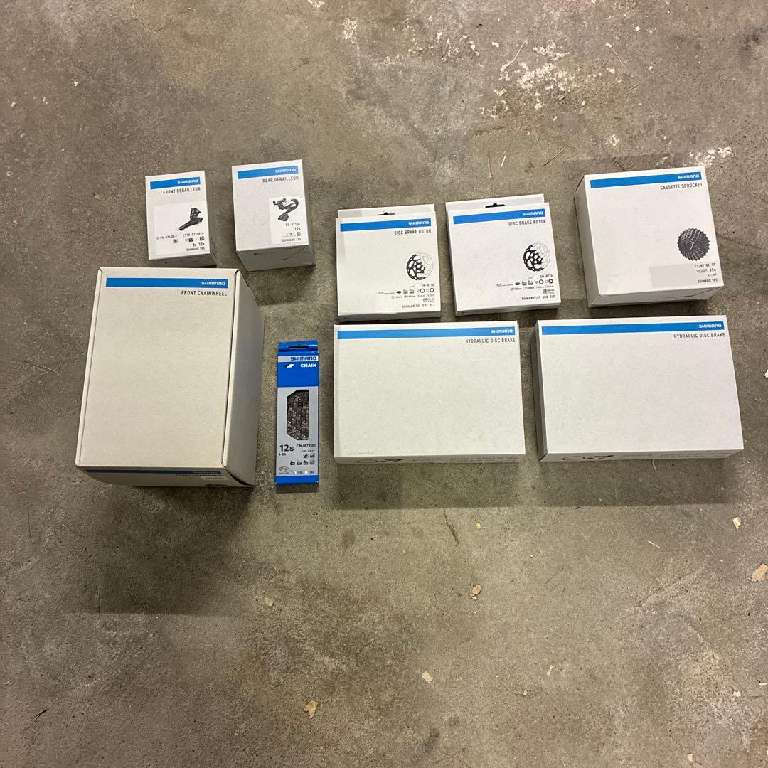 新品未使用　シマノ　105 r7100 コンポセット　12速　油圧ディスク