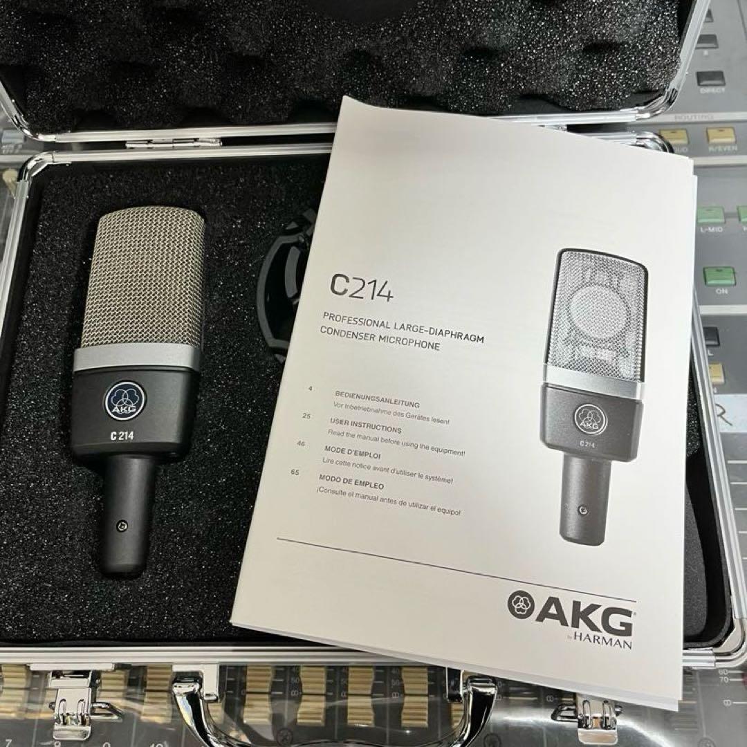 【美品】AKG C214 コンデンサーマイク