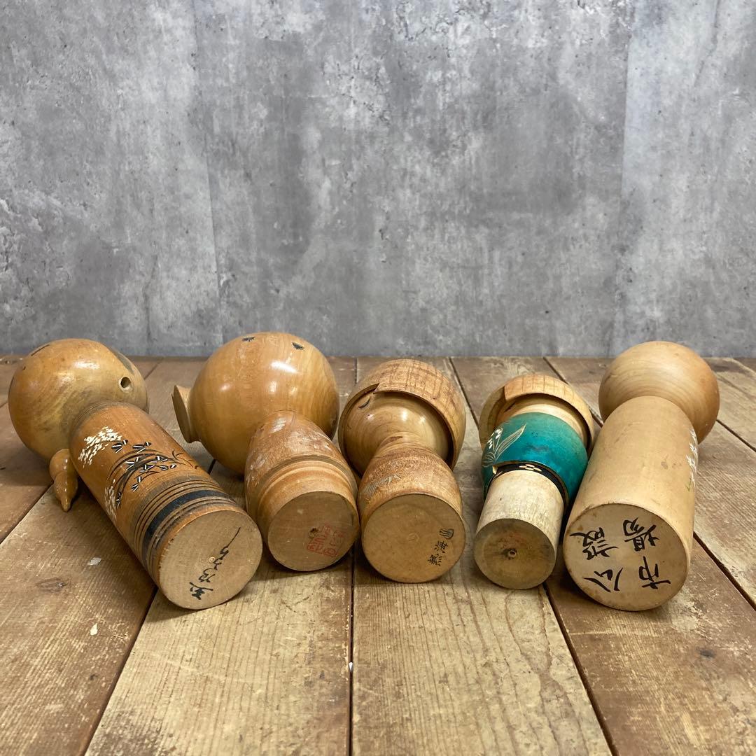 D-3 【希少】伝統こけし・創作こけし 大量16体まとめ売り（那須・銘入り含）