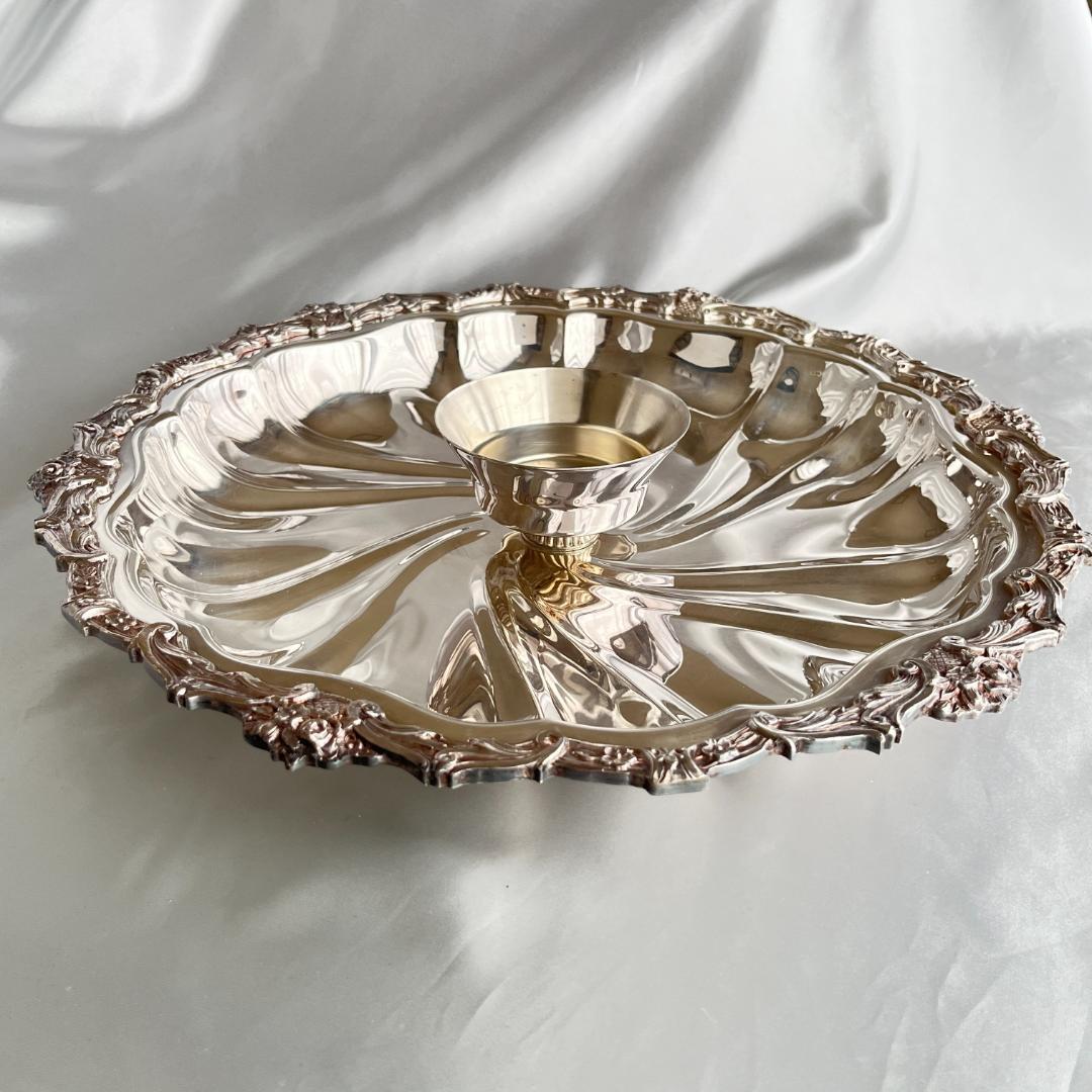 【Crown Silver Co】 オードブルサーバー 直径40cm！！