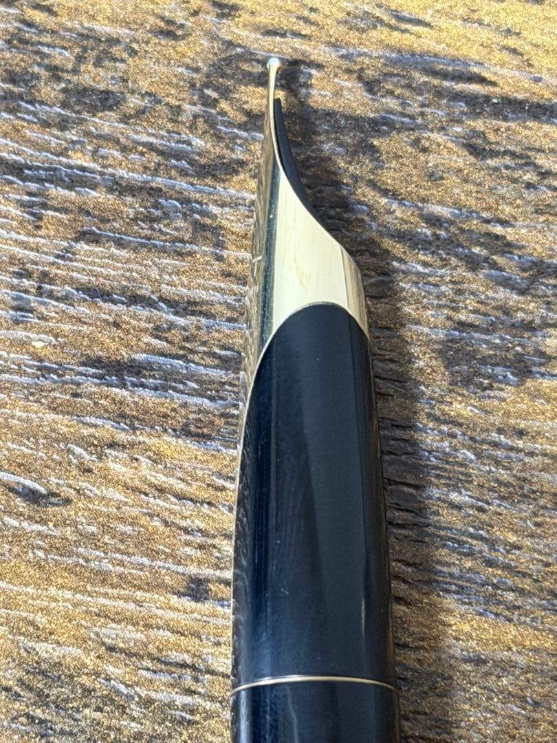 1958年　スーパー500 丸研ぎニブ　14金　M パイロット　万年筆　漆塗