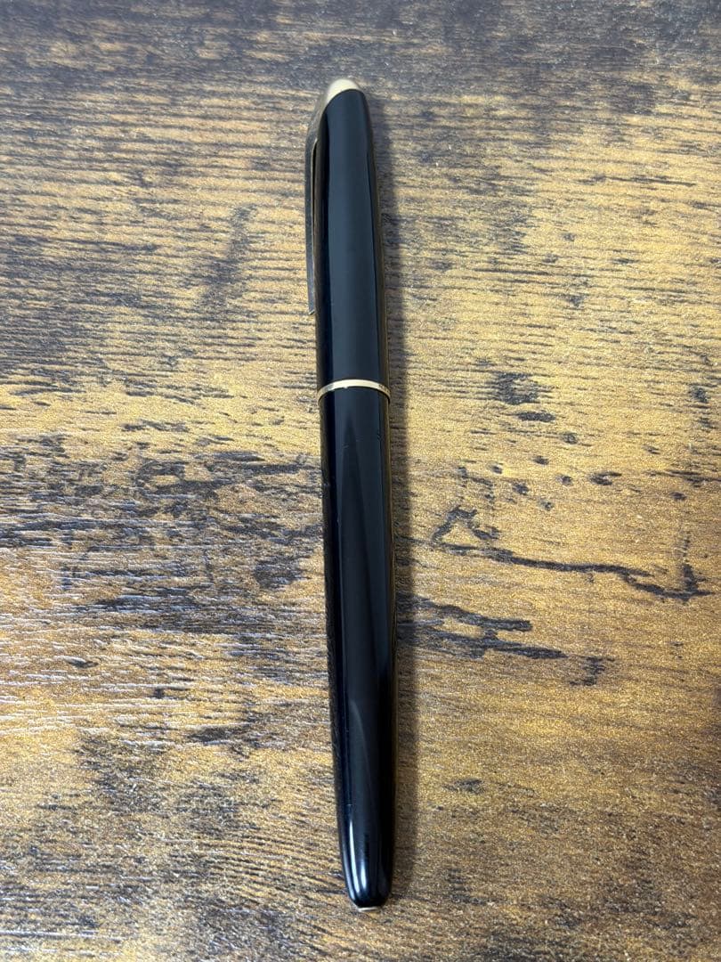 1958年　スーパー500 丸研ぎニブ　14金　M パイロット　万年筆　漆塗