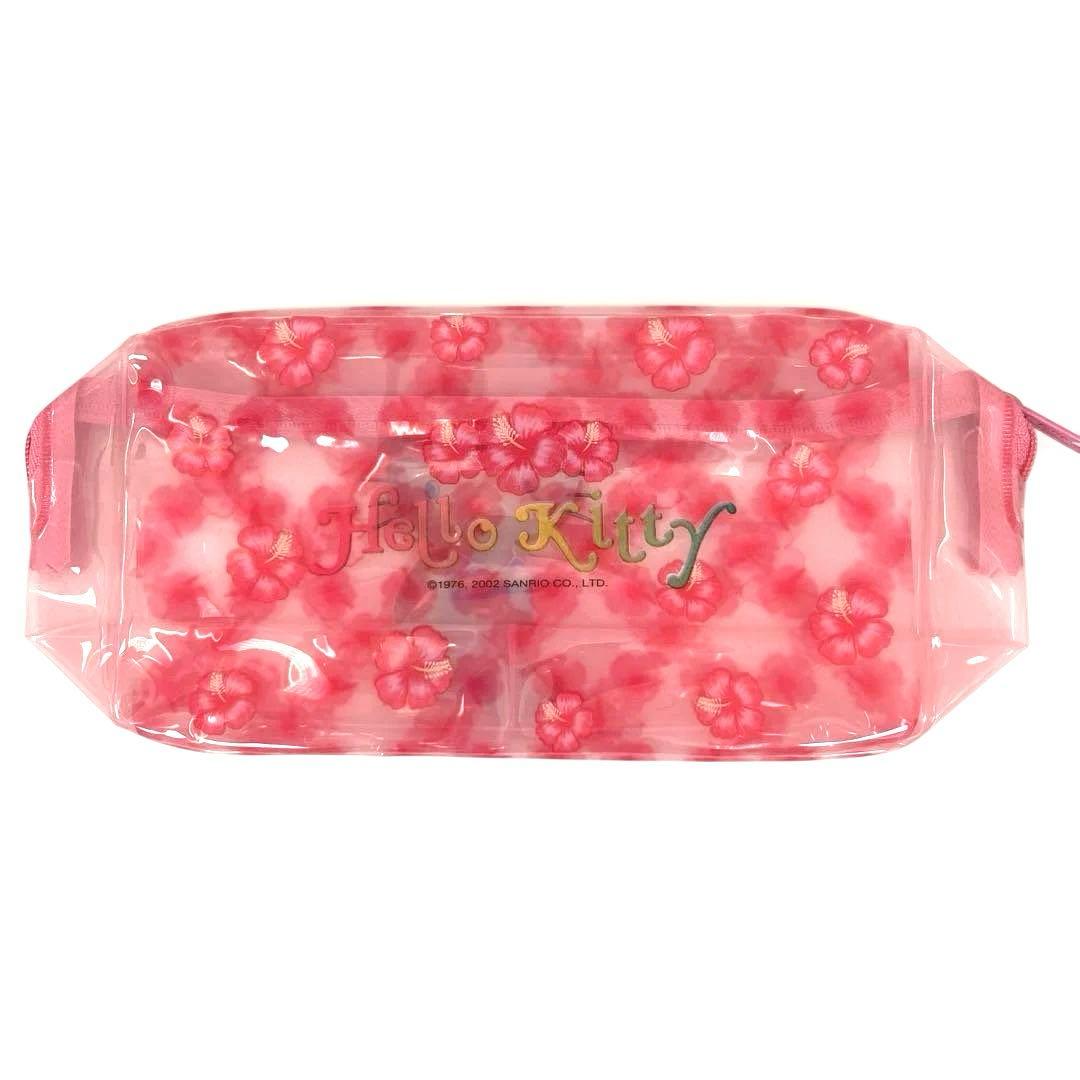 当時物　平成レトロ　SANRIO サンリオ　日焼けキティ　ビニールバッグ　ポーチ