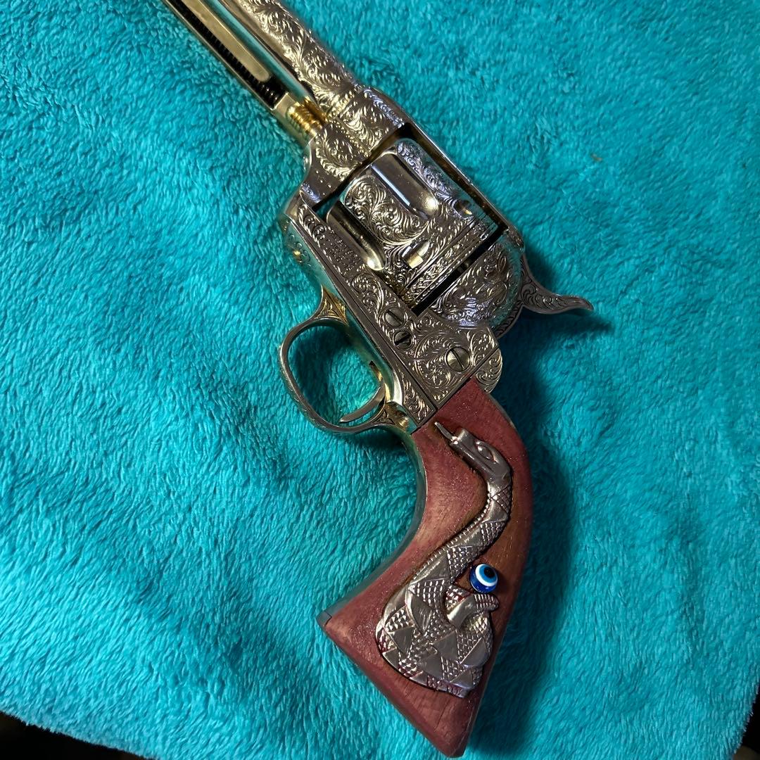 モ*ゾ様 エングレービング装飾リボルバー