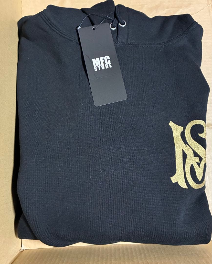 福岡限定 浜崎あゆみ MFC STORE コラボ パーカー ゴールド Lサイズ