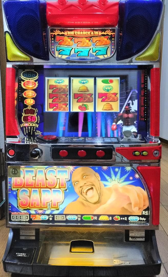 【パチスロ実機】エレコ★ビーストサップ【オートプレイ付不要機付】４号機