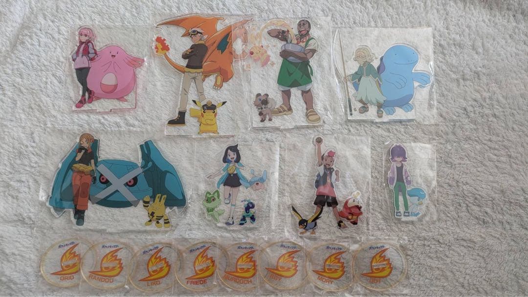 アニメポケモン Twitter当選アクリルスタンド 8個フルセット