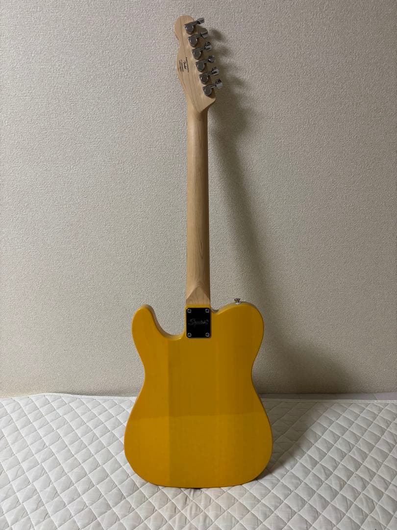 Squier Telecaster イエロー　ケース、スタンド付き