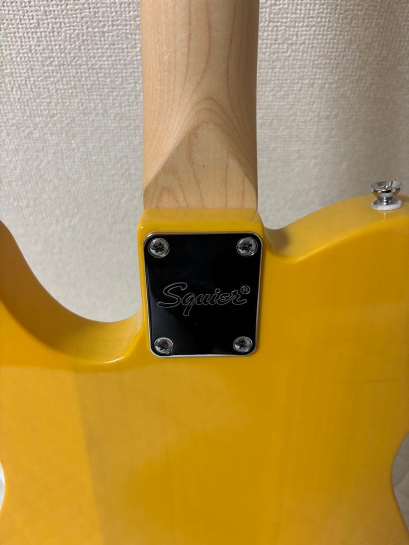 Squier Telecaster イエロー　ケース、スタンド付き