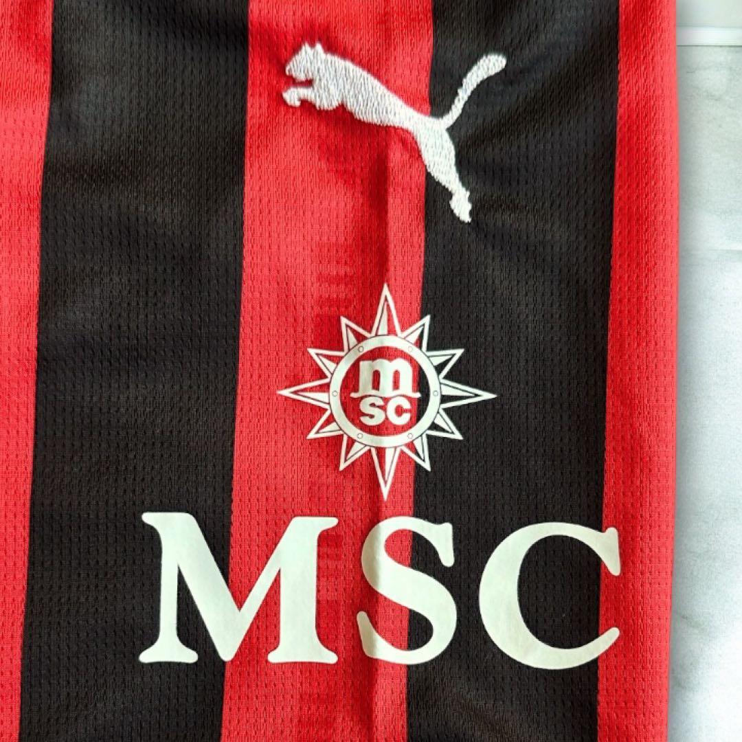 ACミラン サッカー ゲームシャツ XL 23/24 125周年 古着 PUMA