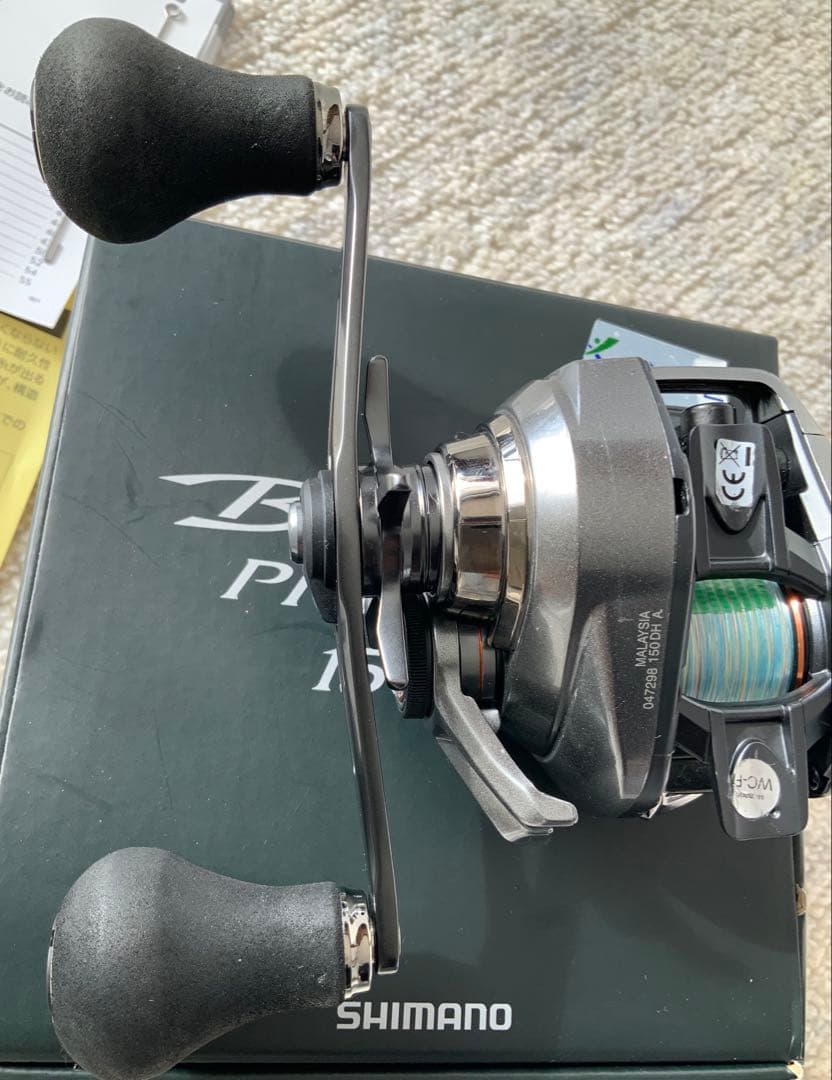 シマノ 24 バルケッタプレミアム 150DH (右巻き・ダブルハンドル)