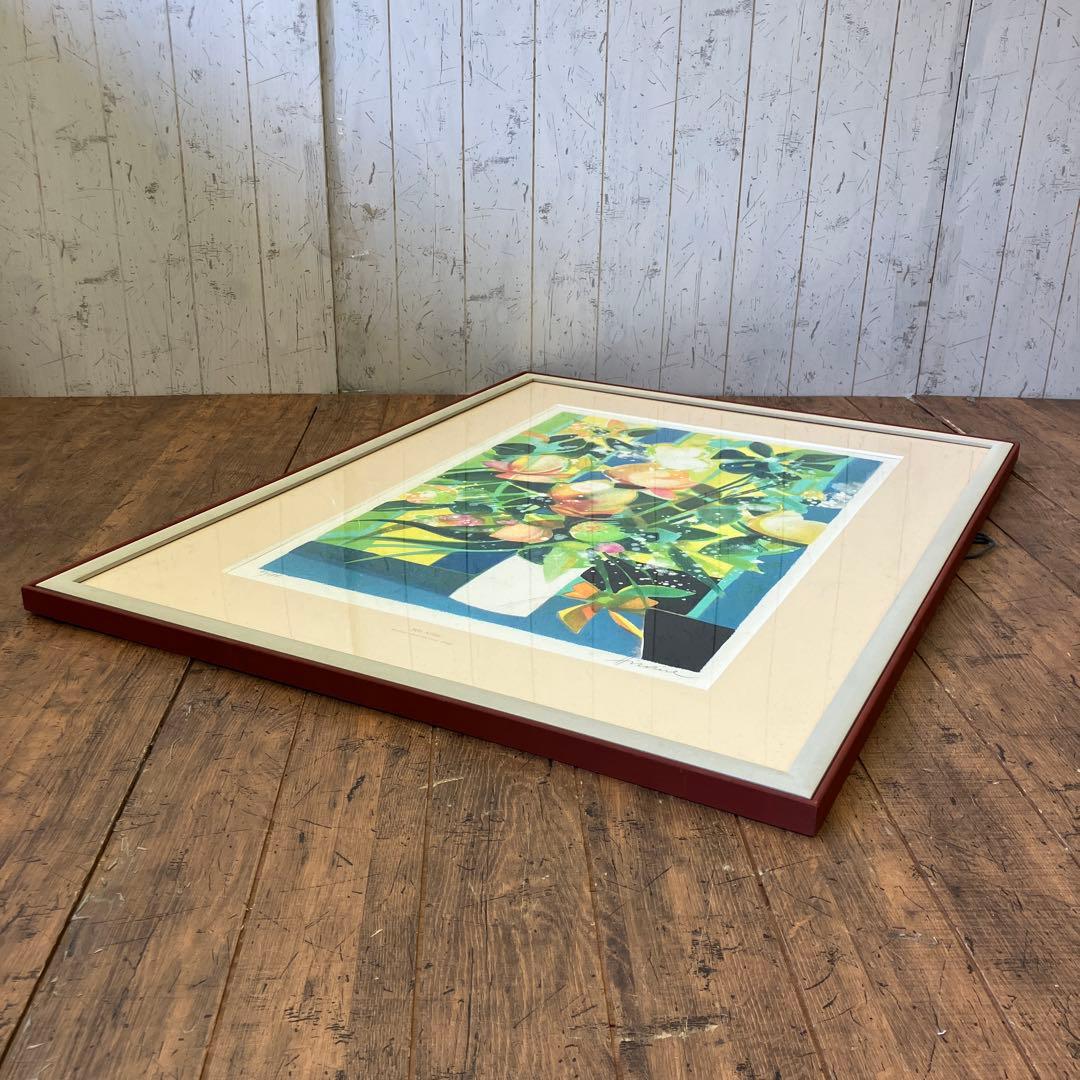 カミーユ • イレール リトルグラフ 花 フラワー 水彩画 絵画 額縁 額装