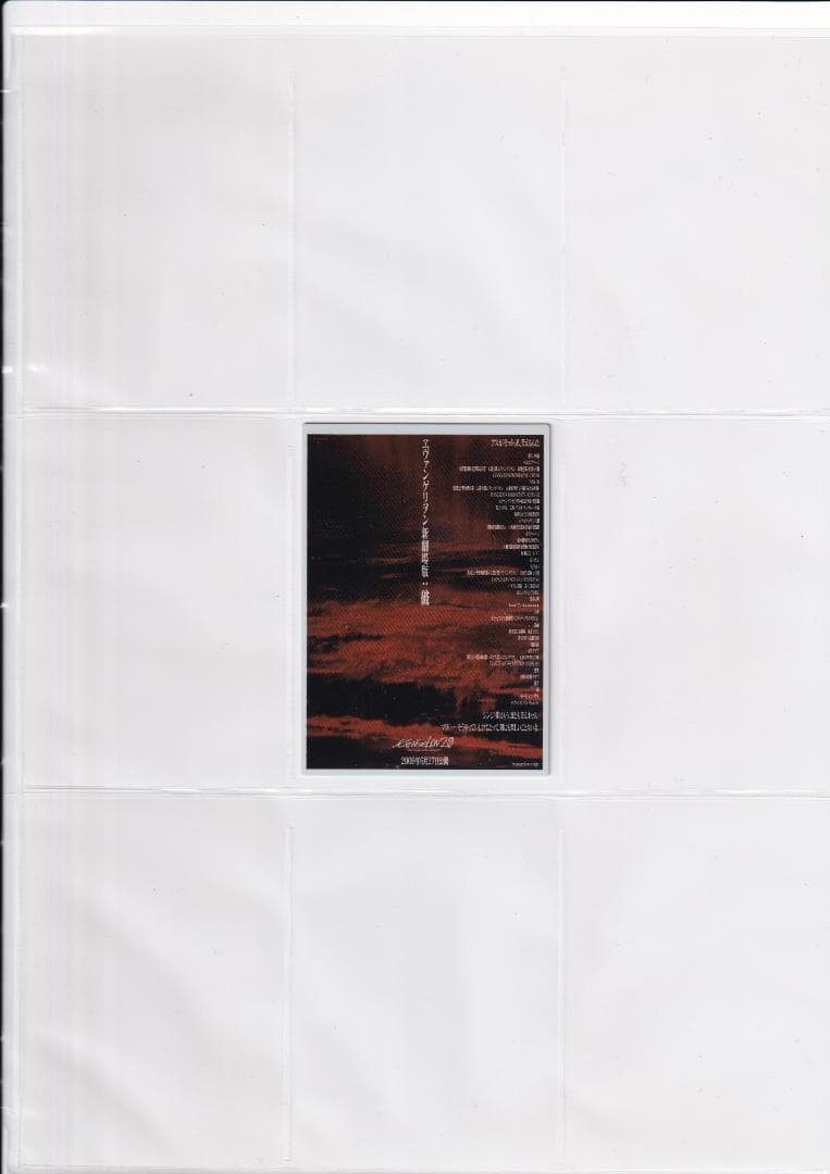 エヴァンゲリオン新劇場版：破　カードダスマスターズ１　全種コンプ　バインダー付