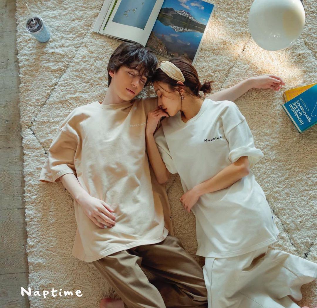 ナップタイムnaptime. Nissy 西島隆弘　Tシャツ　ベージュ