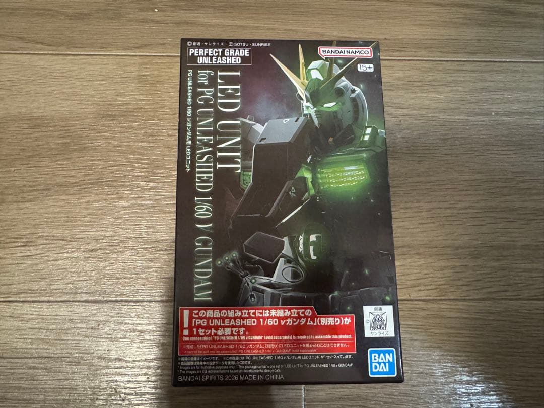 未開封品 pg unleashed 1/60 νガンダム +ledユニットセット