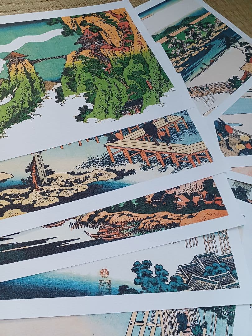 KSH日本の橋 HOKUSAI♥️江戸屋版　葛飾北斎　日本の橋　11枚揃い