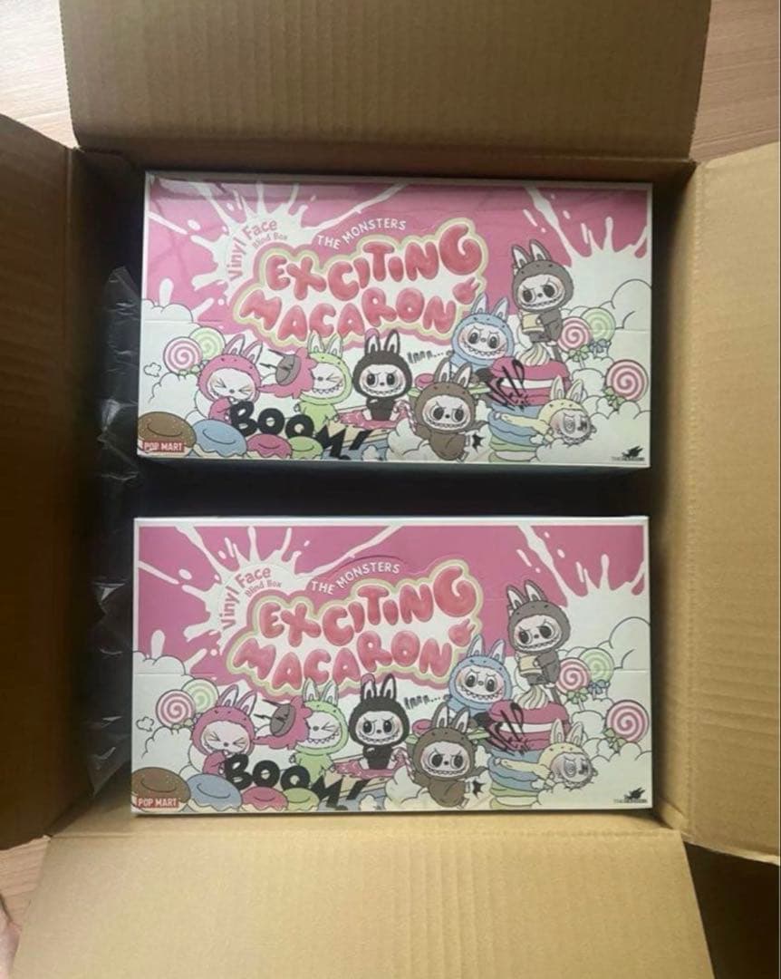 POPMART LABUBU macaron ぬいぐるみシリーズ2ボックス