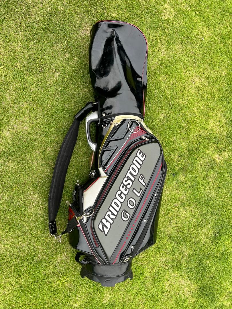 BRIDGESTONE GOLF キャディバッグ ブラック/レッド
