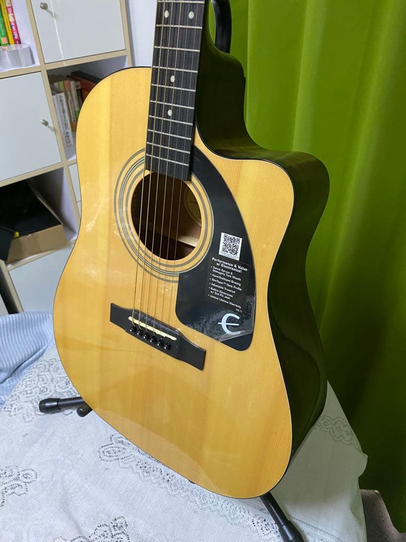 極上美品　気分はジョンレノン　エピフォンAJ100CE エレアコ　音出し良好！