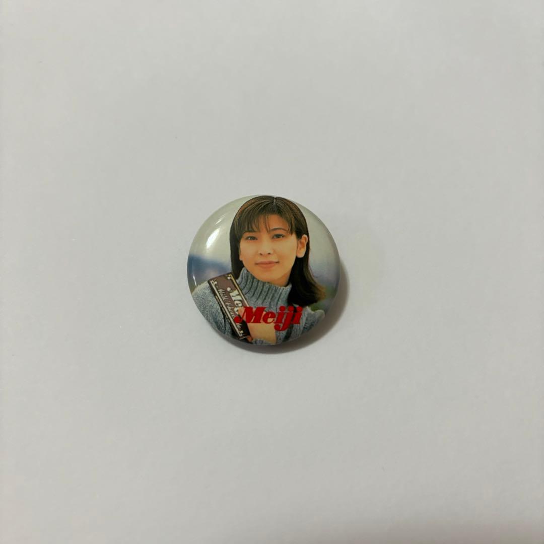希少　レア　Meiji 森高千里　缶バッジ メルティキッス　24個セット