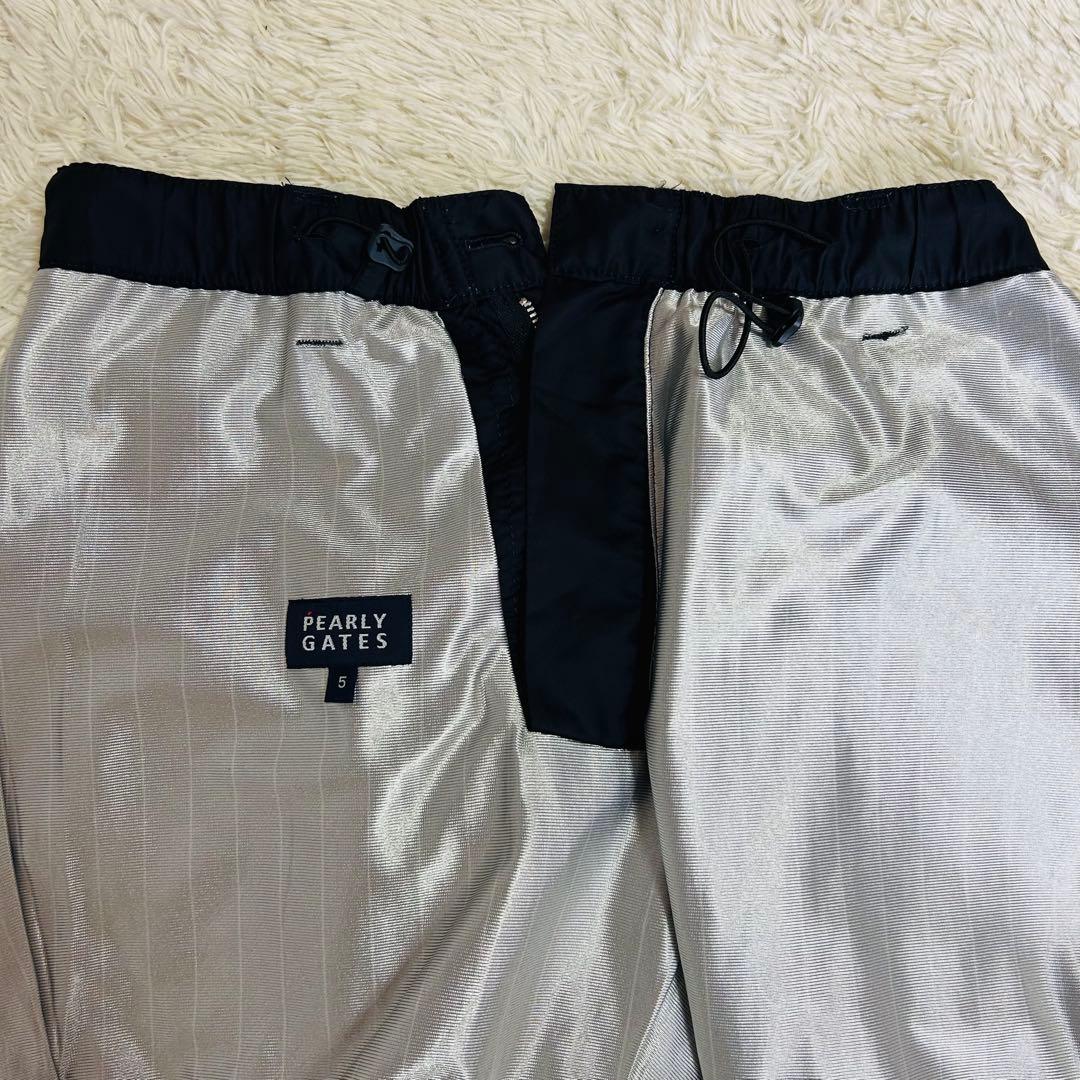 PEARLY GATES 防風防寒メンズナイロンパンツ　ネイビー　Lサイズ