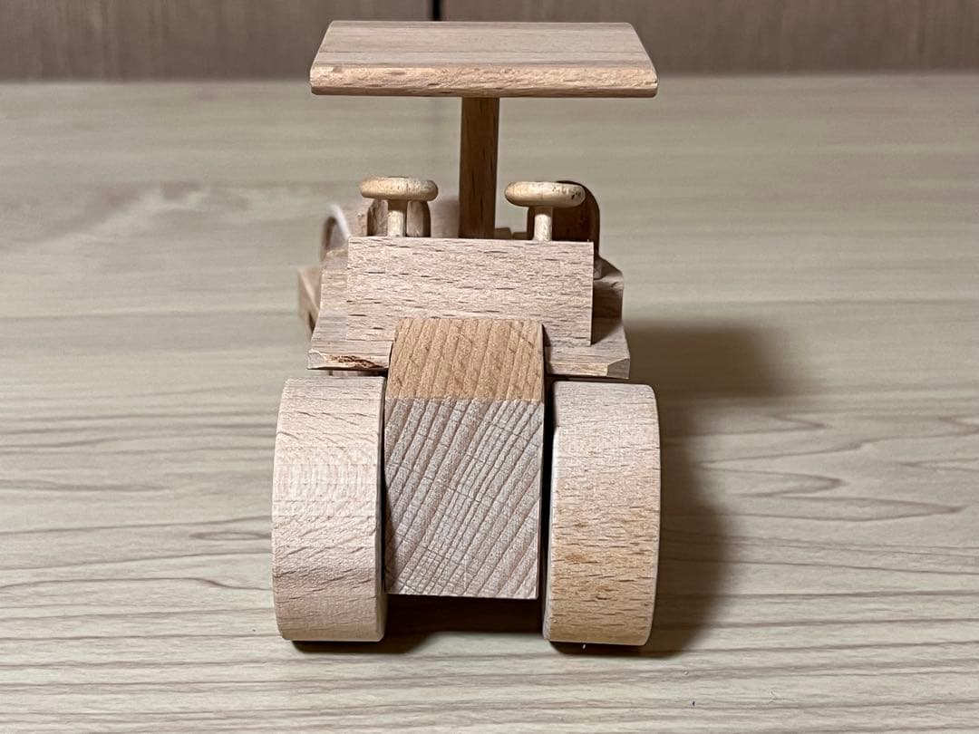 西尾レントオール 非売品 木製 マカダムローラー ミニチュア