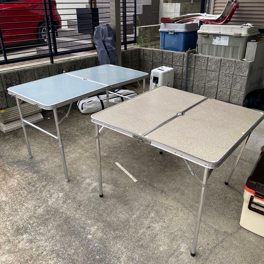 引き取り限定　テーブルなどアウトドア用品セット